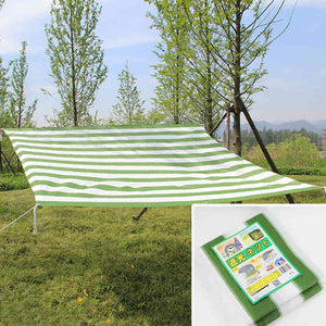 200x200cm Green White Garden Plant Sunshade Net Balcony Yard Patio Insulation Shading Netting