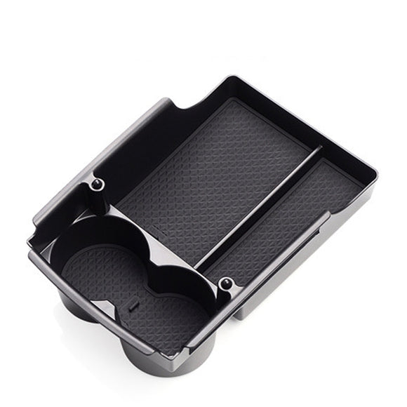 Armrest Storage Box Central Console Card Phone Holder Case For Tesla Model X S