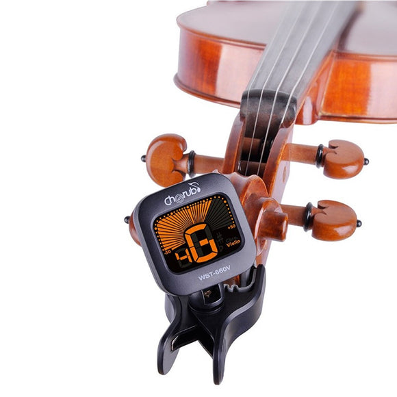 Cherub WST-660V Adjustable Clip on Tuner with LCD Display for Violin