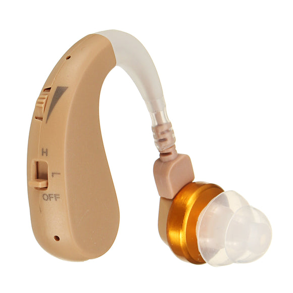 USB Rechargeable Digital Hearing Aids Low Noise BTE Ear Sound Voice Amplifier Kit