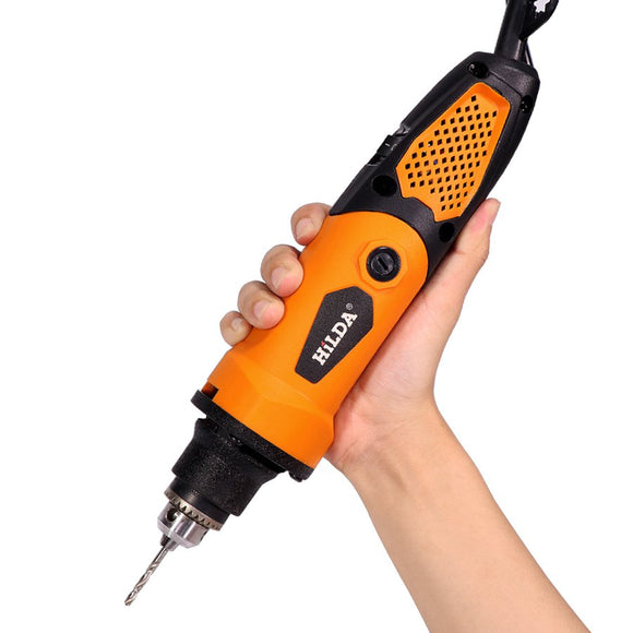 HILDA 230V 450W Variable Speed Electric Grinder Electric Drill Rotary Tool for Drilling Grinding