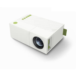 AAO YG310 Portable LCD Projector 1080p 1920 x 1080 Resolution 400-600 Lumens Remote Control Projector Home Theater