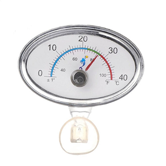 0-40 (C) Elliptical Point'er Thermometer High-precision Aquarium Thermometer Real-time Display Easy
