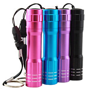 3W 1 Modes Flashlight Waterproof AA Battery LED Purple Light Outdoor Camping Hunting LED Lamp