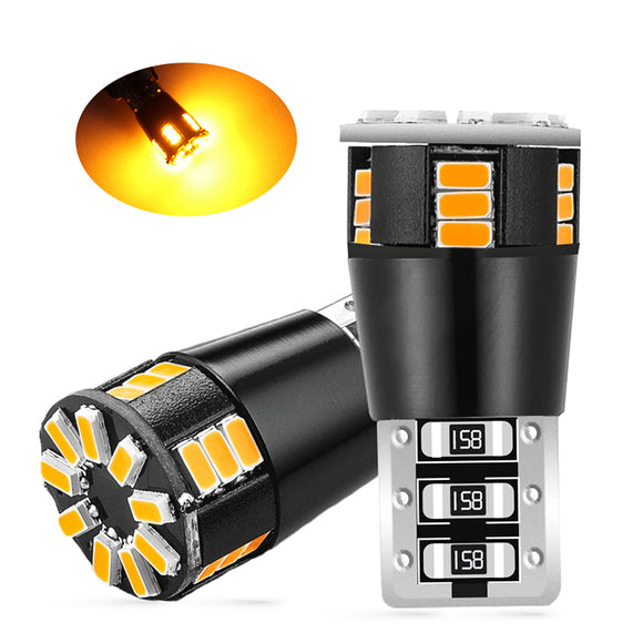 ZHAOHANCHENTANG 2PCS 5.6W Super Bright T10 LED Bulb Canbus Side Marker Light W5W Car Interior Dome Light Reading Lamp