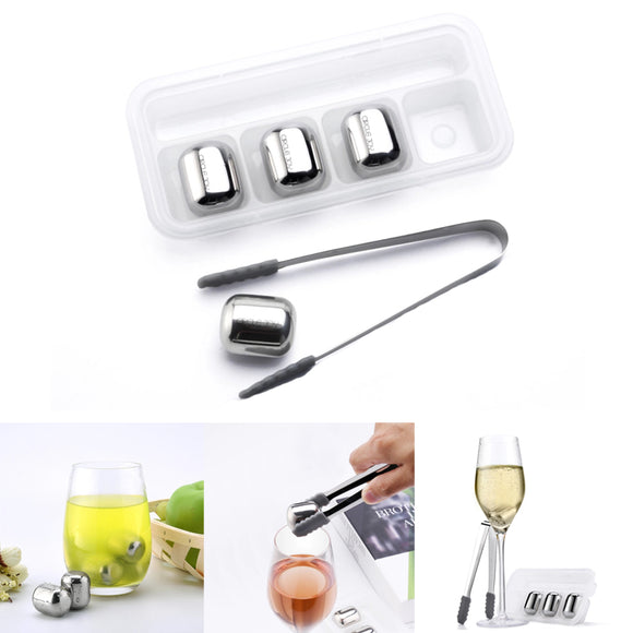 Xiaomi Circle Joy Ice Cubes 304 Stainless Steel Reusable Chilling Cool Ice Mold For Whiskey Wine