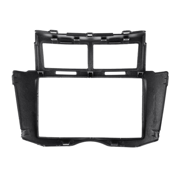 Car Stereo Panel Frame Facia Trim Double-DIN Car  For Toyota Yaris Vitz Platz 2005-2011