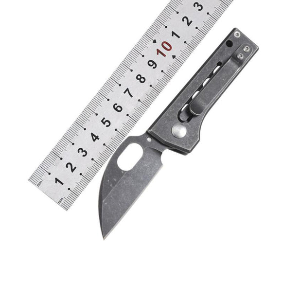 LAOTIE 135mm Stainless Steel Mini Folding Blade Outdoor Hiking Survival Tools Kit Multifunctional EDC Blade