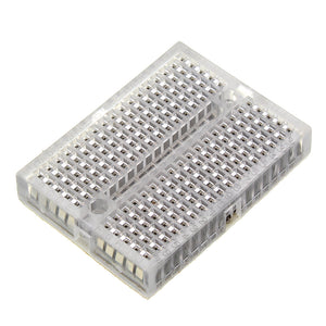 10pcs Mini Breadboard Protoboard DIY Kit Universal Transparent Solderless SYB-170 Breadboard 170Tie-points Prototype Boards 35X47MM