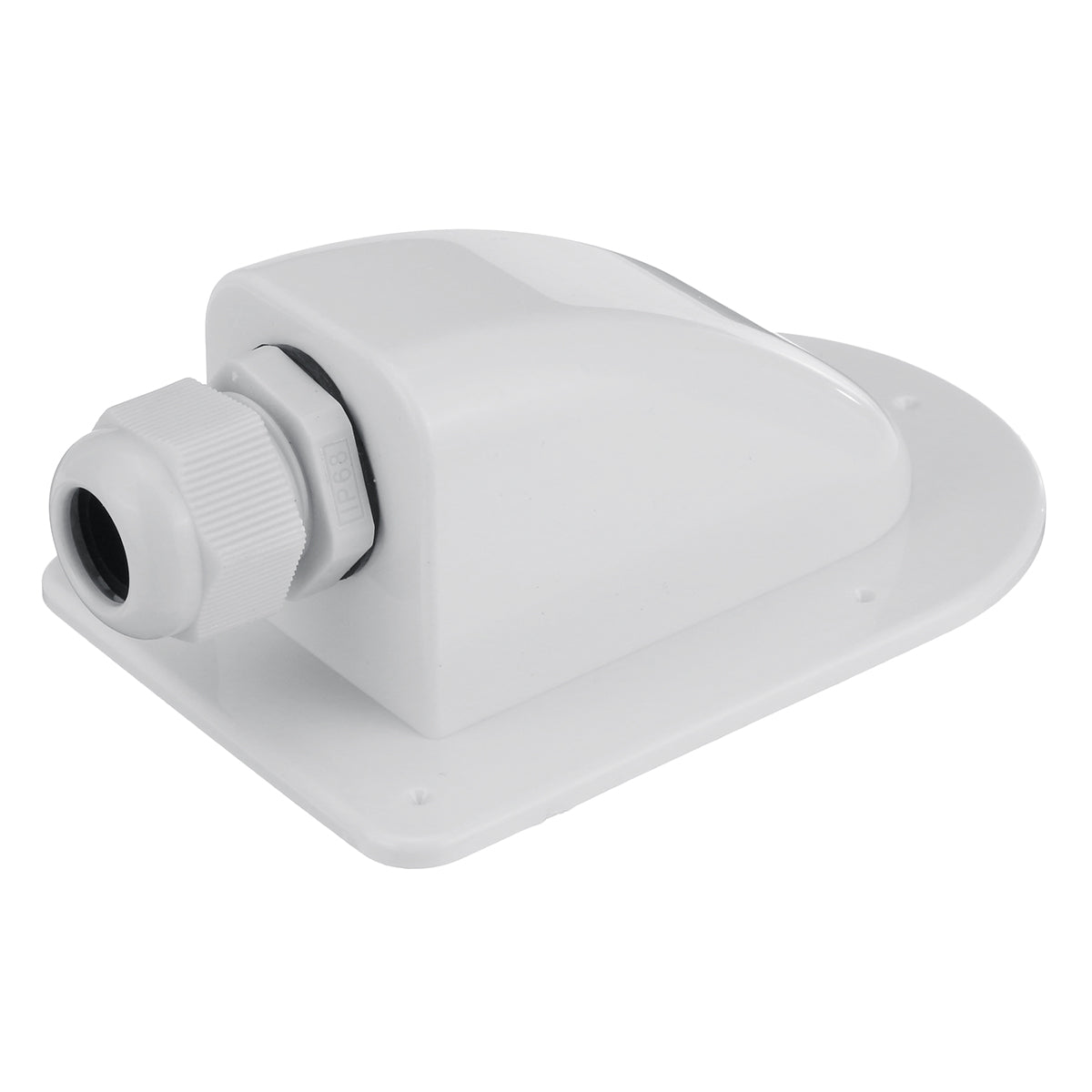 Solar Single Cable Entry Gland Box Curved Connector Waterproof For RV ...