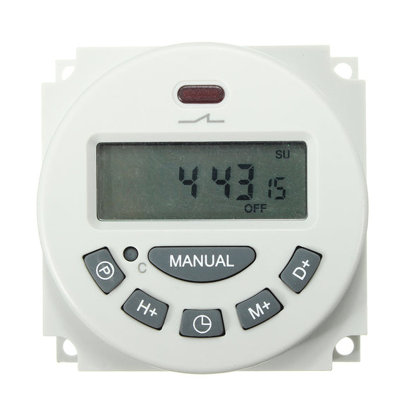 Excellway L701 12V/110V/220V LCD Digital Programmable Control Power Timer Switch Time Relay