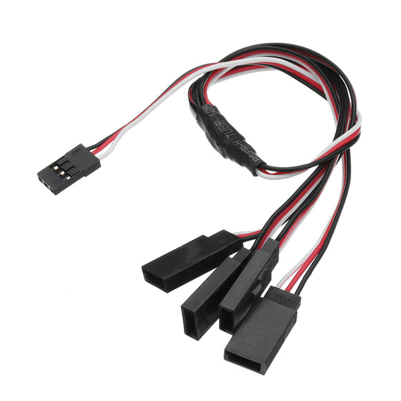 150mm 300mm 30 Cores Y Line Servo Extension Cable Servo Connector for RC Helicopter