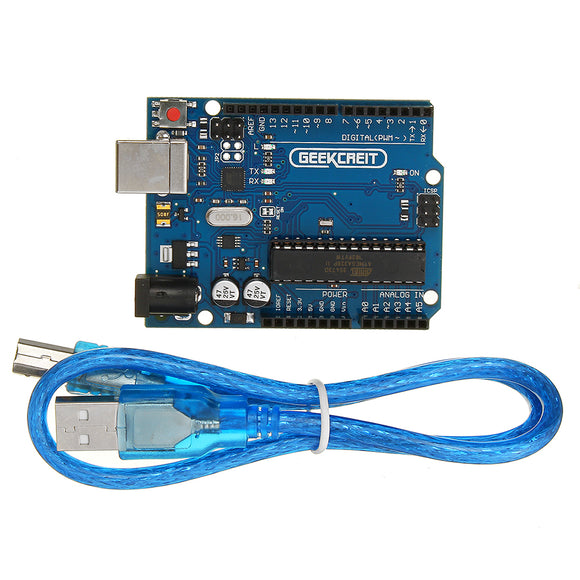 5Pcs Geekcreit UNO R3 ATmega16U2 AVR USB Development Main Board For Arduino