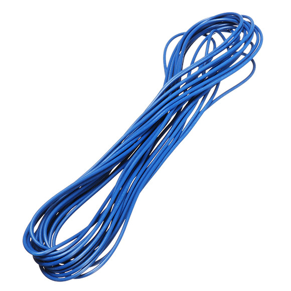 10 Lots 5 Meters/Lot Blue 300V Super Flexible 22AWG Copper PVC Insulated Wire LED Electric Cable