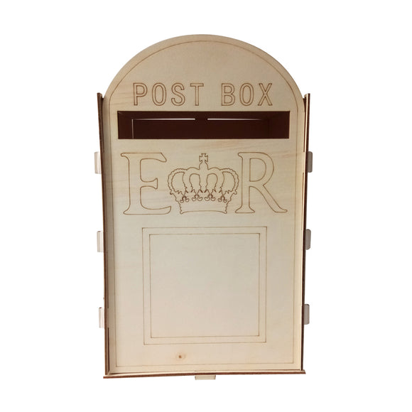 Wooden Wedding Mr Mrs Post Box Royal Mail Style For Cards Letters Gifts Message Decor Supplies