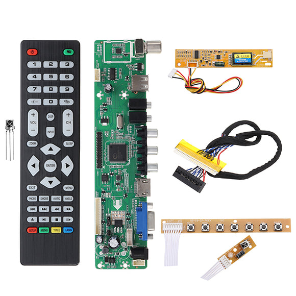 V56 Universal LCD TV Controller Driver Board PC/VGA/HD/USB Interface
