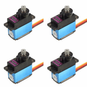 4X MG90D 13g Metal Gear Digital Servo for RC Models