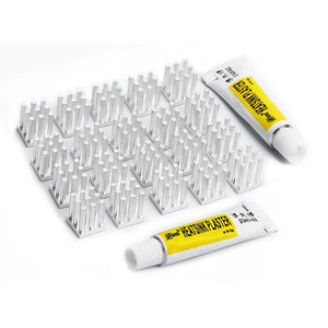 20pcs 10*10*13mm Radiator Cooling Block Heatsink for 3D Printer Parts