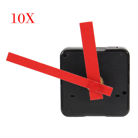 10pcs Silent DIY Quartz Clock Movement Mechanism Mute Hands Repair Tool Parts Kit