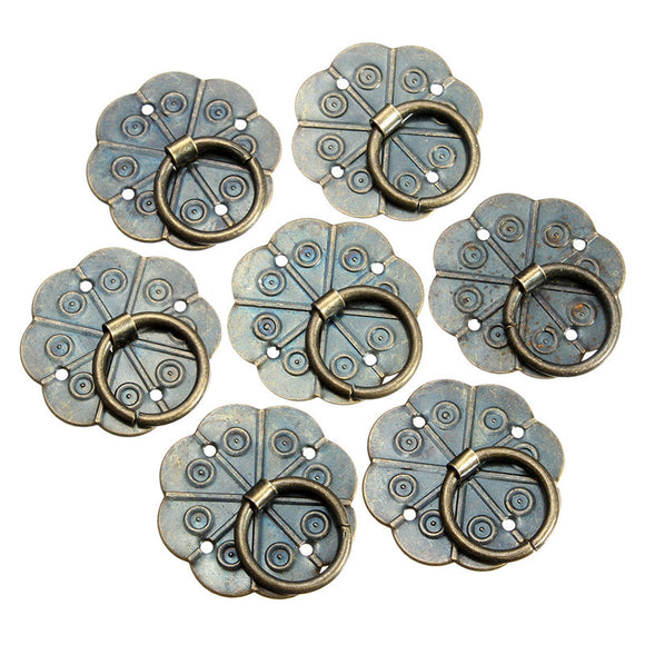 30Pcs Bronze Tone Quincunx Drawer Cabinet Desk Door Pull Handle Knob Furniture Hardware