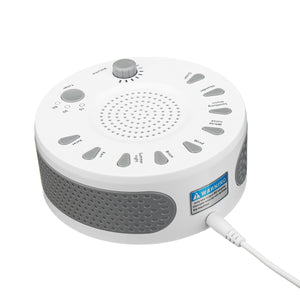 Sleep Sound Machine Mini Deep Sleep Instrument White Baby Therapy Solution Nature Sound