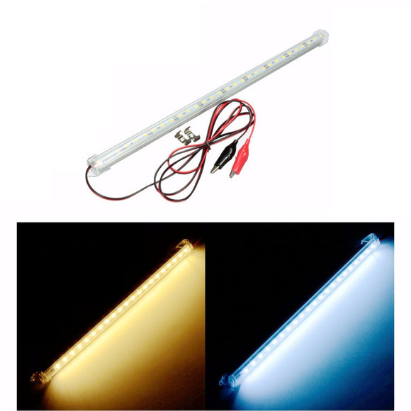 12V 30cm Clear LED 5630 SMD Interior Strip Light For Car Yacht Bar Caravan Fish Tank