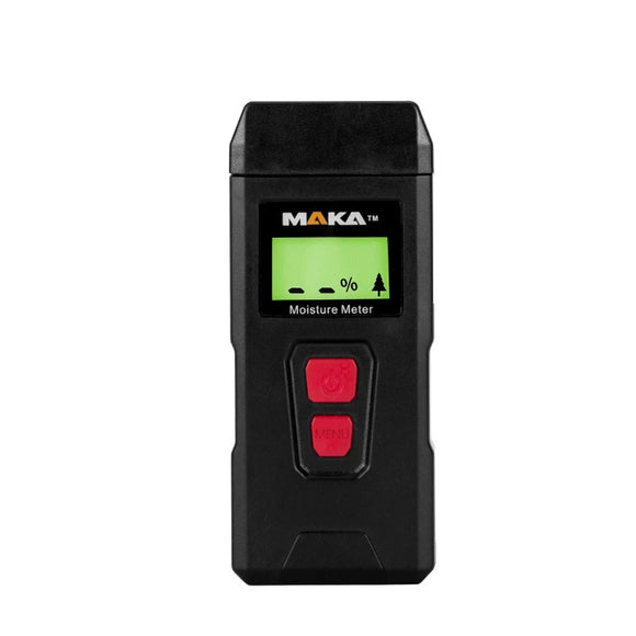 MAKA MKR-W01 Digital Wood Moisture Meter Paper Humidity Tester Wall Hygrometer Timber Damp Detector Building Materials Moisture Detector