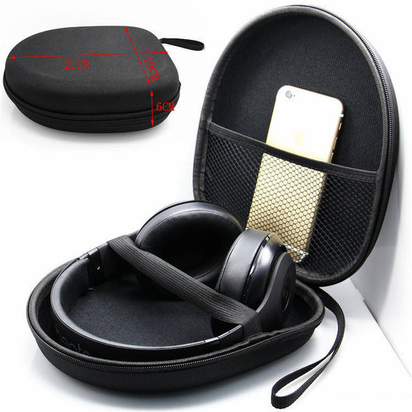 Portable Carrying Earphone Shockproof Protective Case Storage Bag Pouch for Sony V55 NC6 NC7 NC8 Headset Earphone