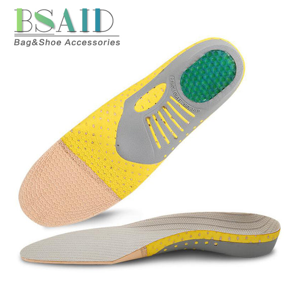 Functional Arch Insole Shock Absorption Orthopedic Pad for Running Sporting Foot Pain Relieve Shoe Pads