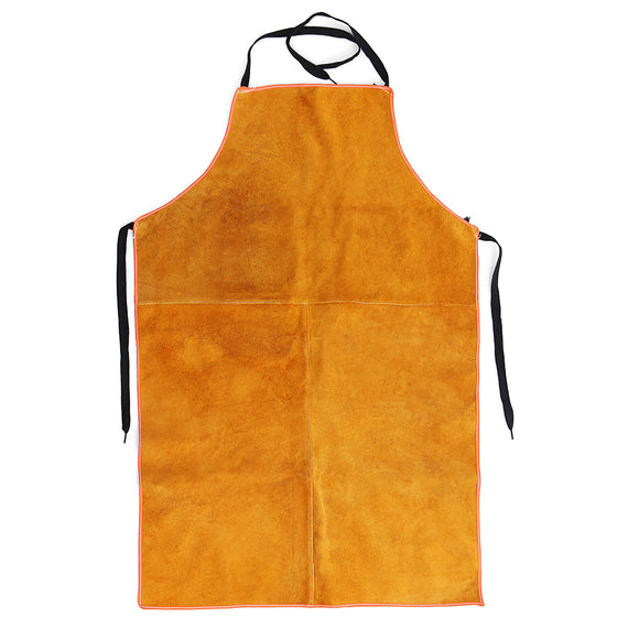Full Cowhide Leather Welding Apron Bib Blacksmith Apron Protect from Welding Spatter