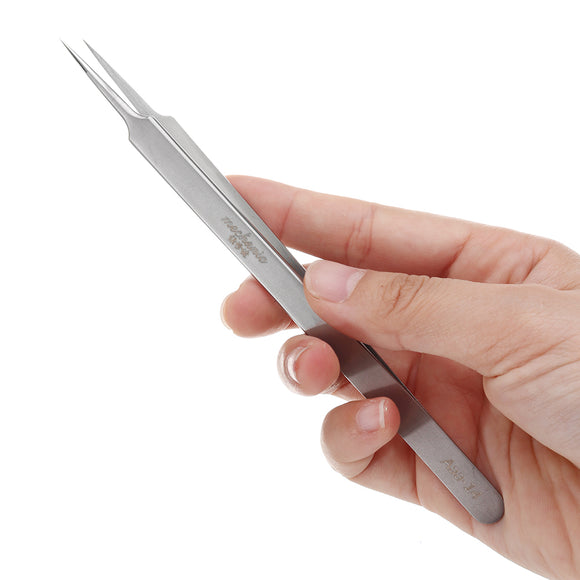 MECHANIC Aaa-14 Precision Pointed Tweezer Stainless Steel Lengthened Thickening Medical Anti-Static