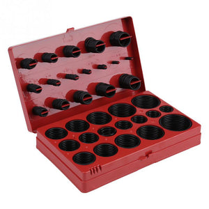407Pcs Rubber O-Ring Kit Metric Grommet Seal Plumbing Garage O-Ring Assortment