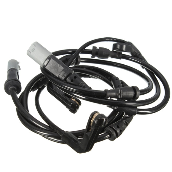 2 Pcs Front Rear Brake Pad Wear Sensor Indicator Kit Black for BMW X5 E70 E71