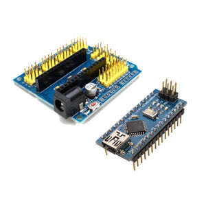 UNO Expansion Board + ATmega328P Nano V3 Improved Version For Arduino