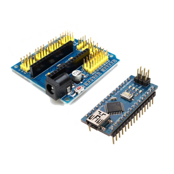 UNO Expansion Board + ATmega328P Nano V3 Improved Version For Arduino