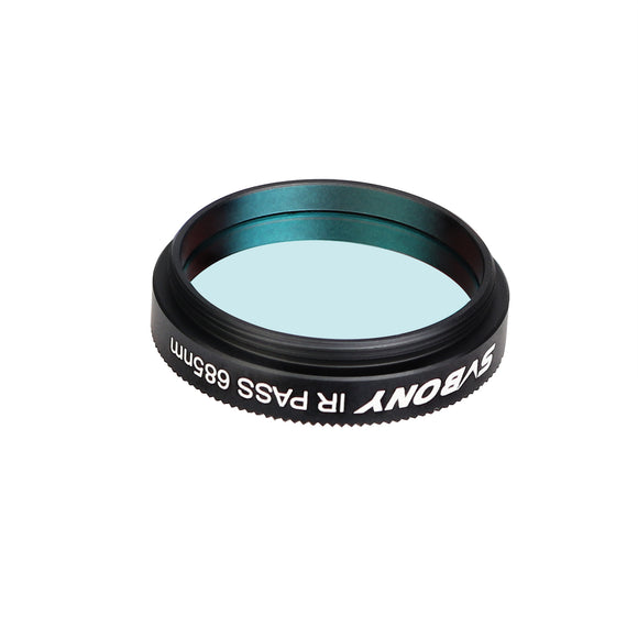 SVBONY SV183 IR Pass 685nm Filter Reduce the Effects of Seeing for Planetary Photography Contrast Enhancement 1.25 Inch