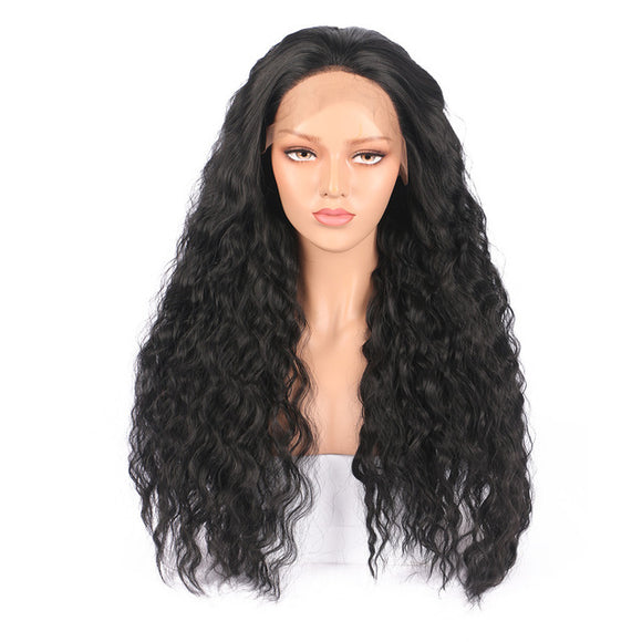 Women's Long Roll Corn Hot Styling Wig