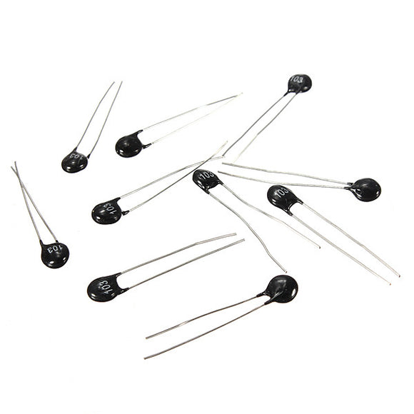 50pcs NTC Thermistor Temperature Sensor 10K OHM MF52-103 3435 5%