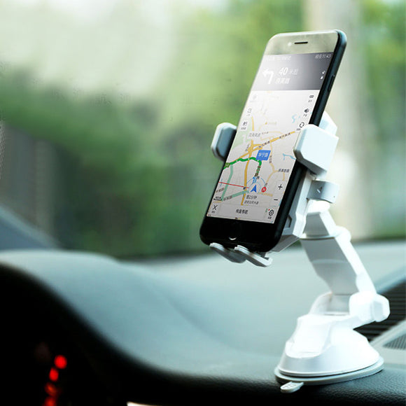 REMAX RM-C26 Car Dashboard Front Glass Desktop Suction Cup Phone Holder for Phone Under 6 inches