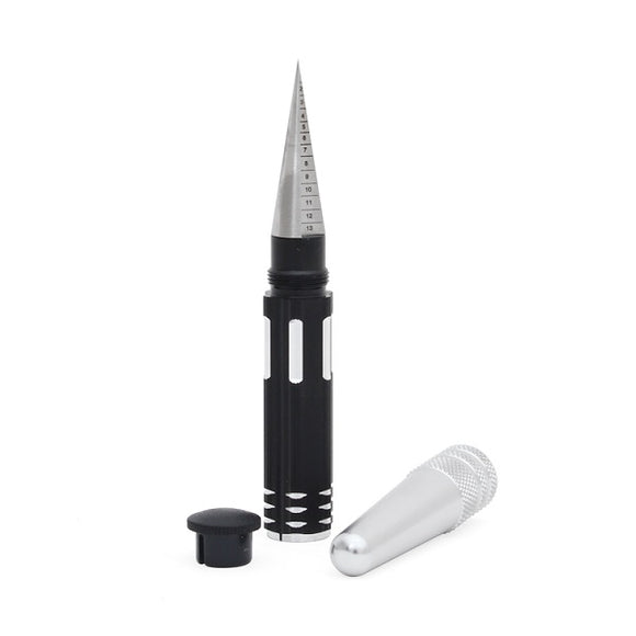ALZRC Stainless Steel Taper Reamer Hole Expanding Saw Opener Black 0-14mm