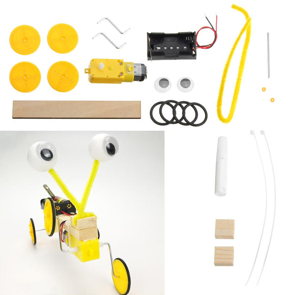 10pcs DIY Building Blocks Manual Electric Model Reptiles Assembling Robot Kit Electronic DIY Production Kits
