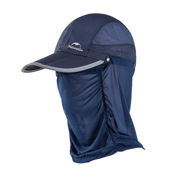Naturehike Fishing Cap Foldable Sun Protection Breathable Mosquito Veil Camping Fishing Hiking Duck Tongue Hat