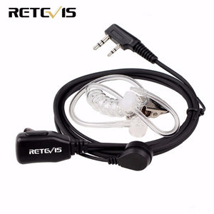 Retevis PTT MIC Air Acoustic Tube In-ear Earpiece