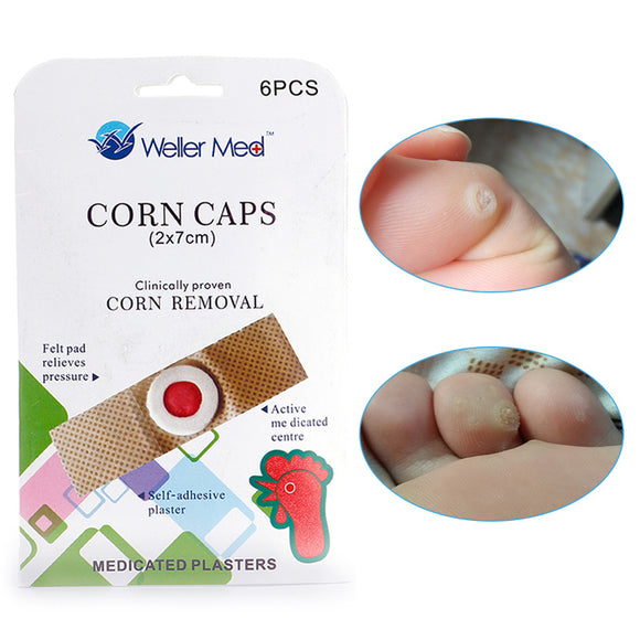 6pcs/lot Foot Care Medical Plaster Foot Corn Removal Calluses Plantar Warts Thorn Plaster