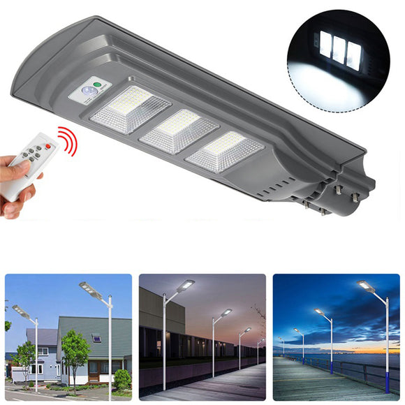 150W 150 LED Solar Street Light PIR Motion Sensor Outdoor Garden Wall Lamp with Remote