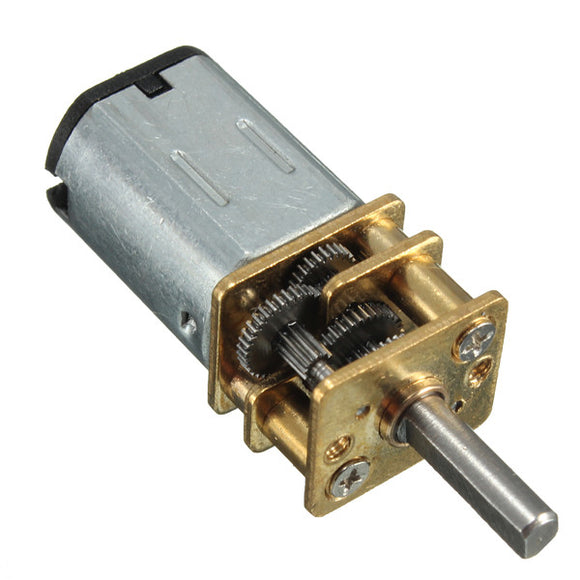 N20 DC 6V 30RPM Mini Metal Gear Motor with Gear Wheel 3mm Shaft Diameter Gear Motor