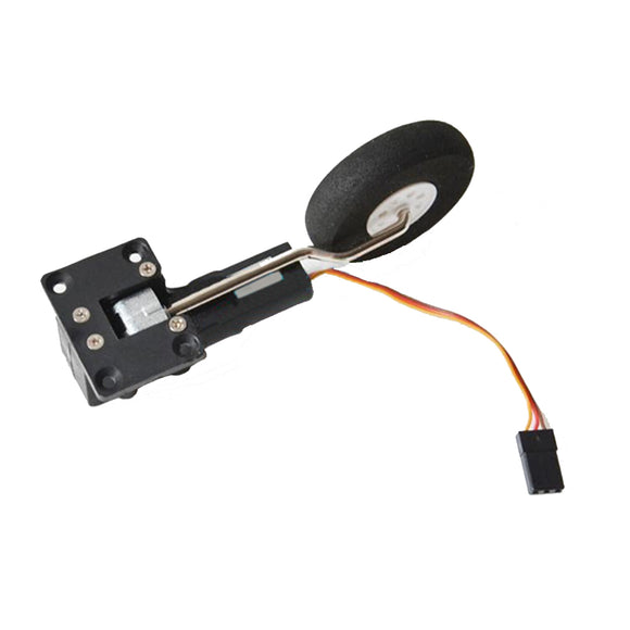 25g Digital Servoless Metal Electronic Retractable Landing Gear With Wheel for RC Airplane