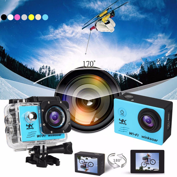 Waterproof SJ8000 Ultra 4K HD 1080P WiFi 2.0Inch LCD Sports Action Mini DV Camera