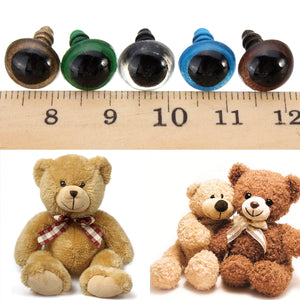 100pcs 14mm Baby Kids Handicraft Art Mix Color Plastic Safety Eyes DIY Teddy Bear Doll Plush Toys