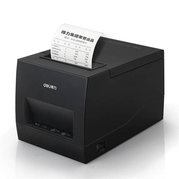 Deli DL-886A 886B Thermal Barcode Printer Receipt Printer Self-adhesive Label Printer QR Code Trademark Sticker Clothing Tag Printing for Supermarkets Shops